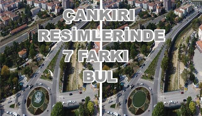 Çankırı Resminde 7 Farkı Bul