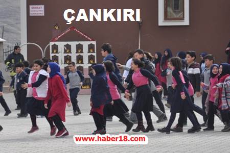 Çankırı Hacı Murad-ı Veli İmam Hatip Okulunda  İmam Hatipte Tatbikat Yaptılar.