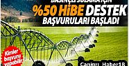 Bireysel Sulama Sistemlerinin Destekleme Başvuruları Başladı