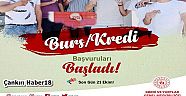 Burs/Kredi Başvuruları Başladı