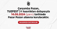 ÇARŞAMBA PAZARI BU HAFTA PAZAR PAZARI’NA KURULACAK