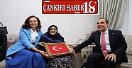 Cumhuriyetimizle Yaşıt Çankırılı Hemşehrimiz Ziyaret Edildi