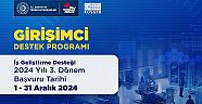 KOSGEB Girişimci Destek Programı 3. Dönem Başvuruları