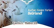 Kurban Kesim Yerleri Belirlendi