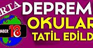 Çankırı Orta İlçesinde Deprem Nedeni İle Okullar Tatil